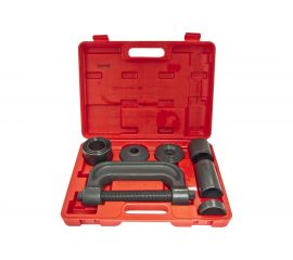 Съемник сайлентблоков и подшипников с набором оправок 9 предмета, в кейсе ЭВРИКА ER-86804 