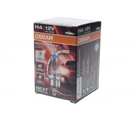 Автолампа OSRAM H4 60, 55 P43t+150% NIGHT LASER 4050K 12V, 1, 10 64193NL 