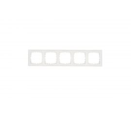 5-постовая рамка LK Studio белый 864504-1 