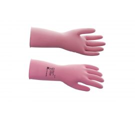 Латексные многоразовые перчатки HQ Profiline, красные, р-р S 73579 