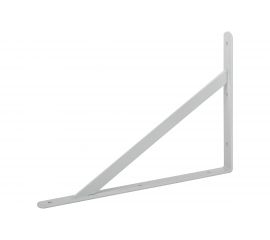 Усиленный уголок-кронштейн FIT белый, 400х280 мм 66088 