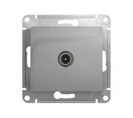 Оконечная розетка TV Schneider Electric GLOSSA 1DB, АЛЮМИНИЙ GSL000391 