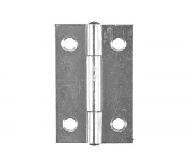 Узкая петля VORMANN 40х26х0,9 мм, оцинк., латунный штифт 00501 040 Z 