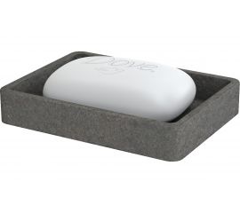 Настольная мыльница FORA STONE BLACK FOR-STN36BL 