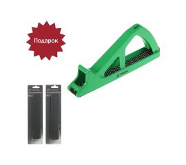 Рубанок по гипсокартону TUNDRA пластиковый, 250х40 мм + ПОДАРОК сетки для рубанка - 2 шт. 5429426 