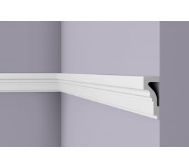 Молдинг WALLSTYL (2000х100х40 мм; белый) NMC WL4 