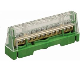 Соединительная клеммная колодка DKC 1р 15x5,3мм. цвет зелёный T1615 