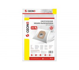 Мешки-пылесборники синтетические 12 шт для пылесоса Ozone XXL-61 