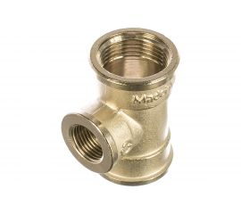 Переходной никелированный тройник STOUT ВВ 1X1/2X1 RG008Q0QTEKJSG 