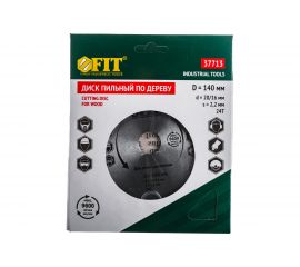 Диск пильный по дереву (140х20 мм; 24Т) для циркулярных пил Fit 37713 