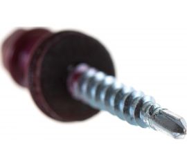 Кровельный саморез ГОСКРЕП 4.8х35 RAL 3005 красное вино 250 шт., б.пл.конт. 1000 мл 2-0016630 