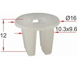 Пистон 10 шт AVERS 0128100111-10 