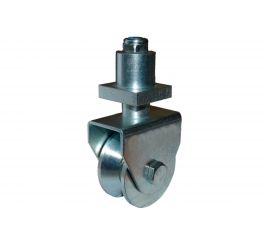 Колесо роликовое с пружиной для откатных ворот (60х30 мм; цинк) MFK-TORG ГВ-60mm*30mm 