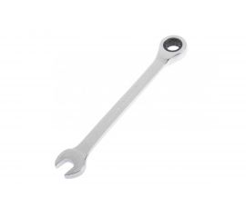 Комбинированный ключ TUNDRA трещоточный CrV, полированный, 72 зуба, 9 мм 2354079 