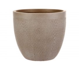 Напольное кашпо для цветов IDEALIST Lite Лотус круглое, 37х33.5 см, 36 л MESHR37-T 