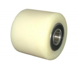 Колесо нейлон б/г без кронштейна малое для рохли (80х70 мм) MFK-TORG 104080-70-Flat-Nylon 