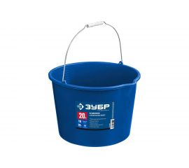 Усиленное строительное пластиковое ведро ЗУБР 20 л 06091-20 