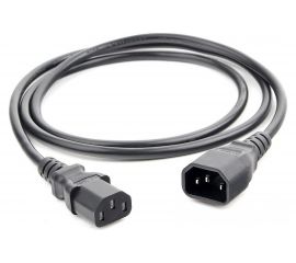 Шнур ПВС-АП Power Cube C13C14-250-10-1,8 черн 1,8 м C13-C14 3x0.75 10А с заземлением RPC-189BLPRO1.8 