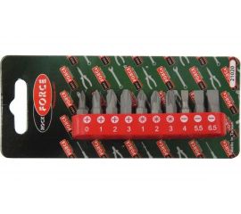 Набор вставок 1/4""DR (10 шт; PH0-3/PZ1-3/SL4-6.5; 25 мм) ROCKFORCE RF-21020 