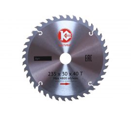 Диск пильный по дереву (235x30 мм; 40z) Калибр 00000026639 