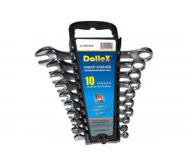 Набор комбинированных ключей DolleX 10 шт. 7-22 мм, хром SCH-010 