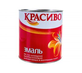 Эмаль Красиво ПФ-115 бежевая, банка 2,7 кг 4690417018345 