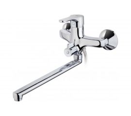 Смеситель Тека-SALINA для ванны и душа, с длин изливом, керамический картридж 35мм, без душевого набора 271216250 