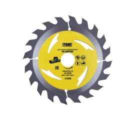 Диск пильный твердосплавный ПО ДЕРЕВУ (130х20/16 мм; 20Z; 1.8 мм) ГРАНИТ 513020 