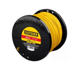 Леска для триммера (звезда; 2.4 мм; 240 м) STEHER 75015-2.4 