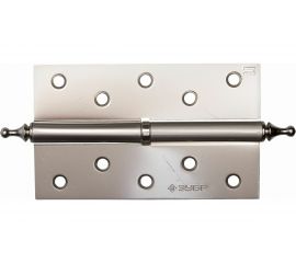 Дверная разъемная петля Зубр Эксперт 1 подшипник цвет матовая никель PN правая с крепежом 125x75x2.5 мм 2 шт. 37605-125-4R 