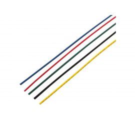 Термоусаживаемые трубки REXANT 2,0/1,0 мм, пять цветов, 50 шт по 1 м 29-0151 