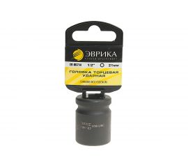 Головка торцевая 6-гранная ударная (21 мм; 40 мм; 1/2"") с держателем ЭВРИКА ER-95714H 