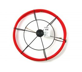 Протяжка для кабеля мини OlmiOn УЗК d=3,5 мм L=20 м в кассете №1, красный СП-К1-3,5/20 