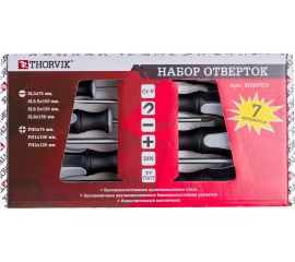 Набор стержневых отверток Thorvik SDS07CO 7 предметов 52293 