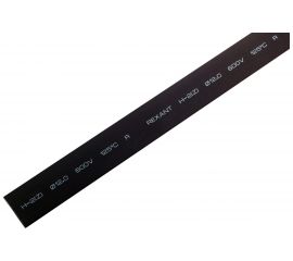 Термоусадка REXANT 12.0/6.0 мм, 1м, черная 21-2006 