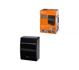 Навесной бокс TDM ЩРН-П-6 модулей, пластик, IP41, Антрацит SQ0901-0901 