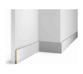 Плинтус COSCA DECOR AP72 под покраску, белый, 75x10x2400 мм, МДФ СПБ098260 