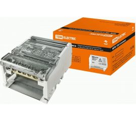 Модульный распределительный блок на DIN-рейку TDM МРБ-100 4П 100А 4x7 групп SQ0823-0013 