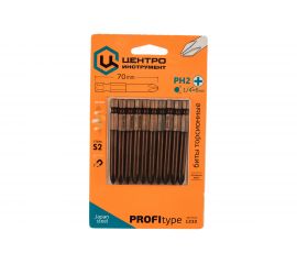 Бита (10 шт; PH2; 70 мм) Центроинструмент 1232 