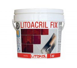 Пастообразный клей LITOKOL LITOACRIL FIX 5 kg bucket 480910002 