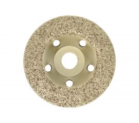 Круг шлифовальный чашечный по дереву (125x22.2 мм; карбид вольфрама; прямой; 24 зерно FEPA) РемоКолор 74-0-533 