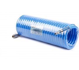 Шланг воздушный полиуретановый, спиральный 8x12 мм, 10 м KraftWell KRW-HC081210 