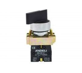 Переключатель ANDELI XB2-BD25 черный 2 положения I-0 стандарт, ручка ADL10-001 