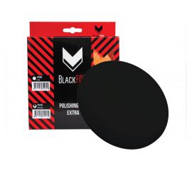 Круг полировальный поролоновый на липучке 150х25 мм мягкий черный BlackFox 12320 