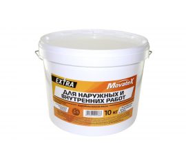 Водоэмульсионная краска Movatex EXTRA для наружных и внутренних работ, 10 кг Т11867 