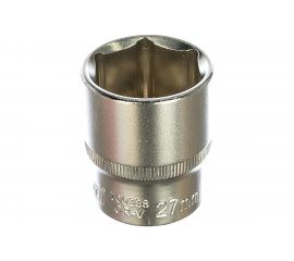 Головка торцевая 6 граней (27 мм; 1/2 Dr) KRAFT KT 700338 