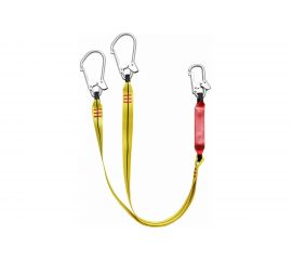 Двуплечный строп Восток-А аА с 3-я карабинами (1 стандартный + 2 больших) 1.5м-3к 