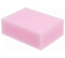 Губка для удаления пятен VETTA розовая, меламин, 9x6х3 см 441-107 