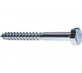 Шестигранный шуруп STARFIX 6x100 мм, цинк, DIN 571, 100 шт. SMC2-59771-100 