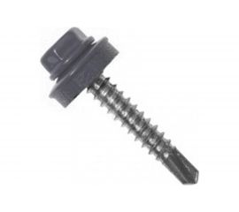 Кровельный саморез Kenner 5,5х19 RAL7004 серый 300шт ск55197004ф 